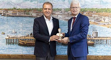 Litvanya Büyükelçisi Degutis'ten Başkan Seçer'e ziyaret