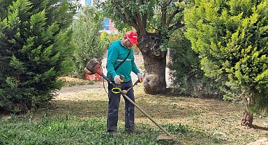 Mahalle sakinlerini istedi, park bahçeler temizlendi