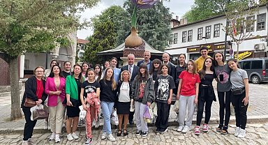 Makedonyalı öğrenciler Safranbolu'yu gezdi