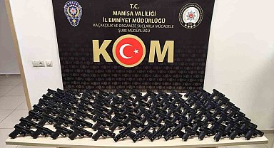 Manisa'da 100 adet ruhsatsız tabanca ele geçirildi