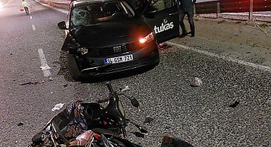 Manisa'da otomobilin çarptığı elektrikli bisiklet sürücüsü öldü