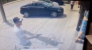Market çalışanına kurşun yağdırdı: O anlar kamerada