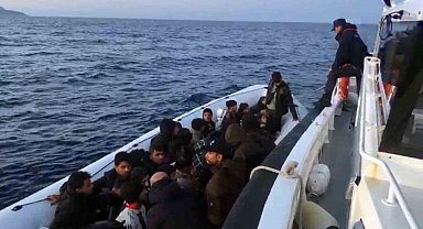 Marmaris'te 36 düzensiz göçmen kurtarıldı