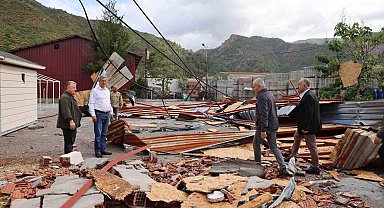 Marmaris'te hortum etkili oldu