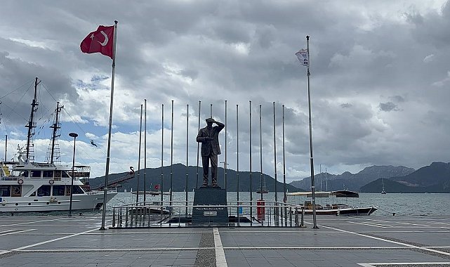 Marmaris'te Nisan yağmurları yüzünü gösterdi
