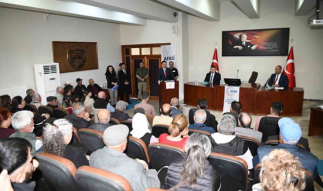 Mazgirt afet evleri kura çekimi gerçekleştirildi