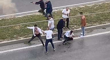 Milas'ta iki grup birbirine girdi, ortalık savaş alanına döndü