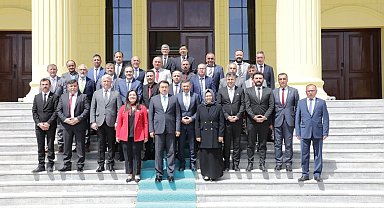 Milletvekili Ahmet Erbaş, ilçe ve belde belediye başkanları Kütahya'da