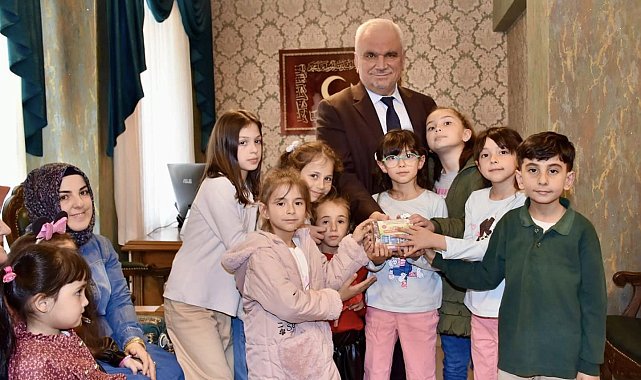 Minik öğrencilerden Filistin'e destek