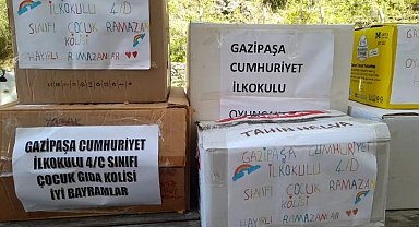 Miniklerden deprem bölgesine yardım eli