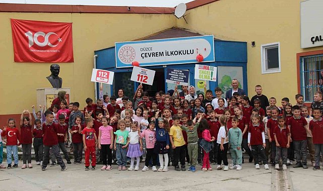 Miniklere 112 tanıtılıyor