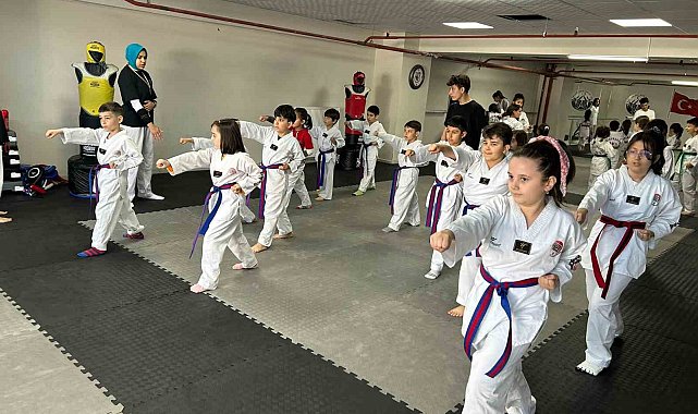 Miniklerin kuşak imtihanı