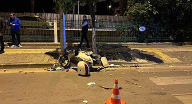 Motosiklet ağaca çarptı: 1 ölü