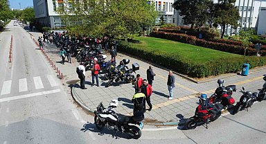 Motosikletliler hemofili farkındalık için sürdü