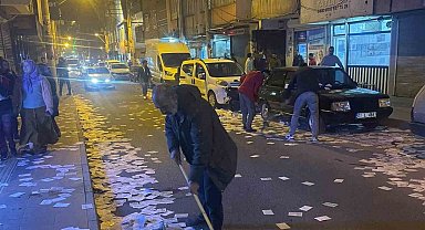 Muhtarın ilk icraatı cadde temizliği oldu