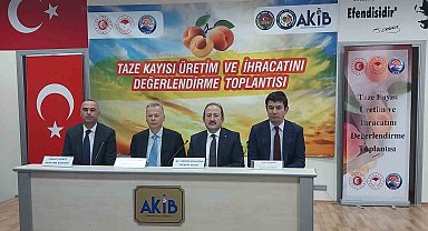 Mut'ta "Taze Kayısı Üretim ve İhracatını Değerlendirme Toplantısı" yapıldı