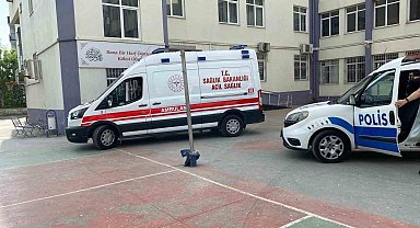 Okuduğu okulda merdivenden düşen öğrenci yaralandı