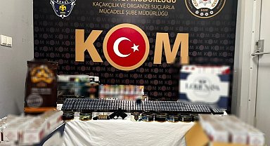 Okul çevresinde yapılan denetimlerde 29 bin 100 adet gümrük kaçağı sigara ele geçirildi