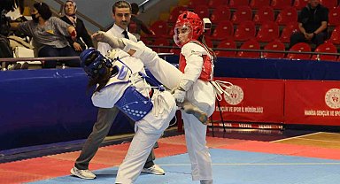 Okul sporları tekvando yıldızlar kız ve erkek grup müsabakaları Manisa'da başladı