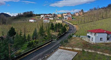 Ordu Büyükşehir, sıcak asfalt çalışmalarını sürdürüyor