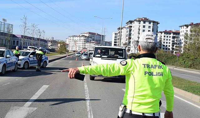 Ordu'da bir haftada 16 binden fazla araç denetlendi