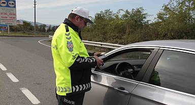 Ordu'da bir haftada yaklaşık 10 bin araç denetlendi