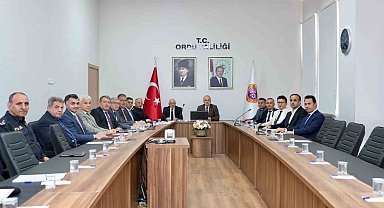 Ordu'da seferberlik ve savaş hazırlıkları kurulu toplantısı