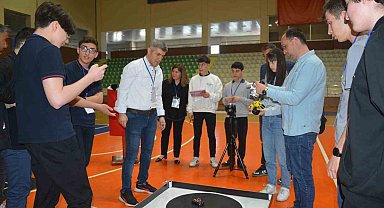 Ordu'da yetenekli robotlar kıyasıya yarıştı