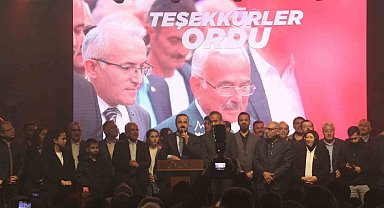 Ordu'da zafer Hilmi Güler'in
