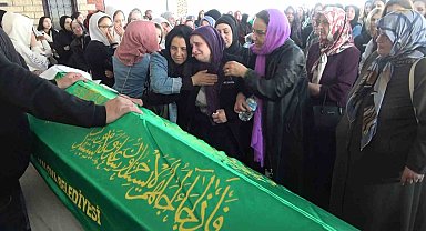 Organlarını başlayarak 4 hayata umut olan Melek, son yolculuğuna uğurlandı