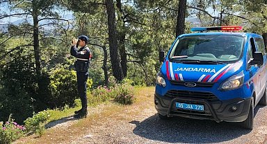Orman yangınlarına karşı jandarmadan sıkı denetim