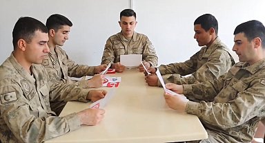 Ortacalı miniklere Mehmetçik'ten mektup