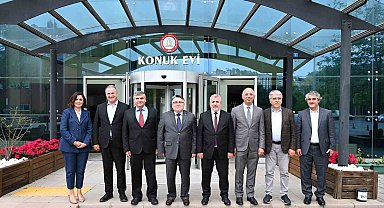 ÖSYM Başkanı Ersoy'dan Rektör Özölçer'e ziyaret