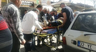 Otomobil bisiklet ile çarpıştı: 1 yaralı