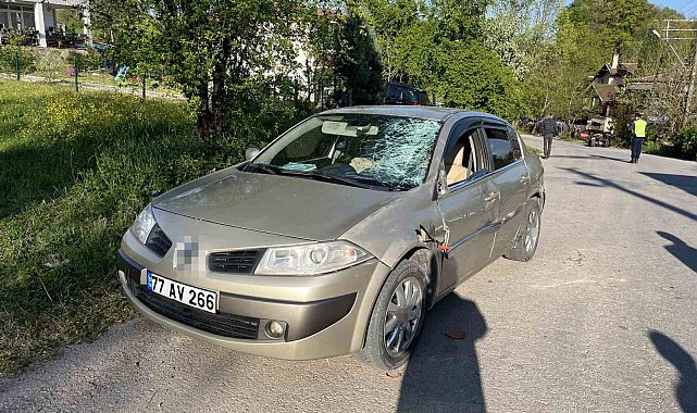 Otomobil ile ATV kafa kafaya çarpıştı: 2 yaralı