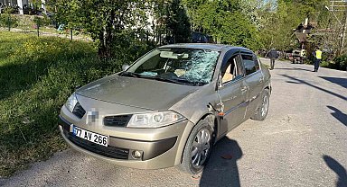 Otomobil ile ATV kafa kafaya çarpıştı: 2 yaralı