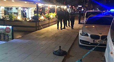 Pastanede oturan 2 kişiye silahlı saldırı: 1 ölü, 1 yaralı