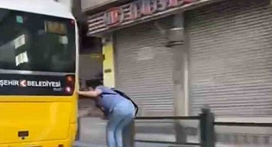 Patenli gencin yürekleri ağza getiren yolcuğu kamerada