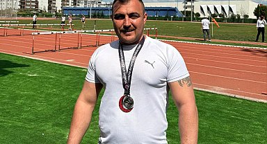 PAÜ'lü gülleci, olimpiyat denemelerinde altın madalya kazandı