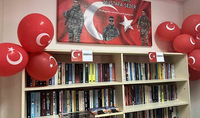 Pençe Kilit Operasyonunda şehit olan Mustafa Sezer'in adı kütüphanede yaşatılacak
