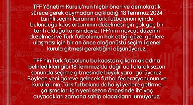 Pendikspor'dan TFF'ye seçim çağrısı