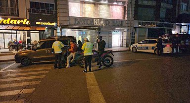 Polisin alkollü sürücüyle imtihanı