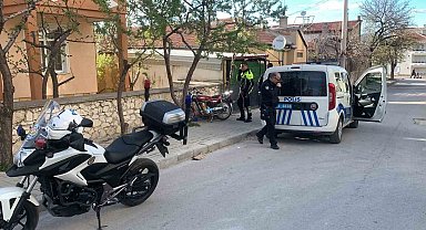 Polisten kaçan motosiklete değeri kadar ceza yazıldı