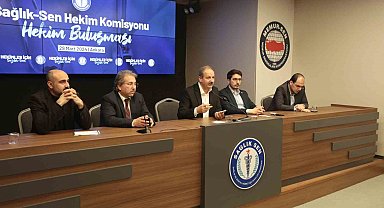 Sağlık-Sen yönetimi hekimler ile buluştu