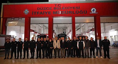 Sahuru ateş savaşçılarıyla birlikte yaptılar