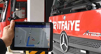 Samsun itfaiyesine teknoloji desteği: Olay yerine daha hızlı ulaşacak