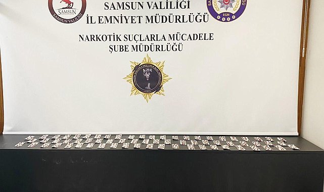 Samsun'da 1833 adet sentetik ecza ele geçirildi