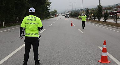 Samsun'da 2 bin 666 araca 6,5 milyon lira ceza