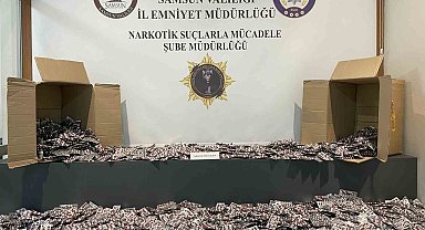 Samsun'da 27 bin 412 adet sentetik ecza ve 100 sikke ele geçirildi