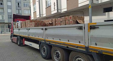 Samsun'da 3 bin 628 bidon taklit bulaşık deterjanı ele geçirildi